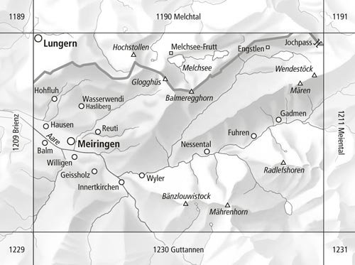 Swisstopo - 1210 Innertkirchen