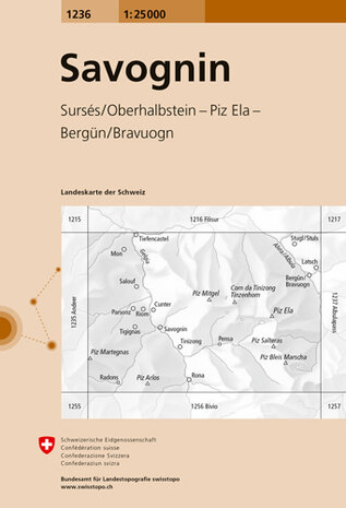 Swisstopo - 1236 Savognin