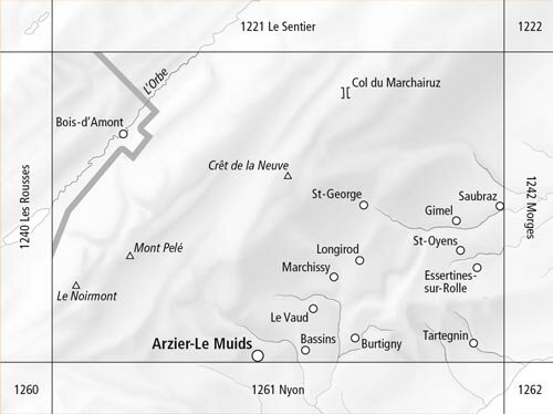 Swisstopo - 1241 Marchairuz