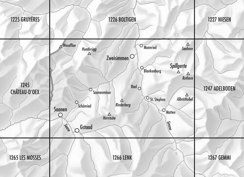 Swisstopo - 1246 Zweisimmen