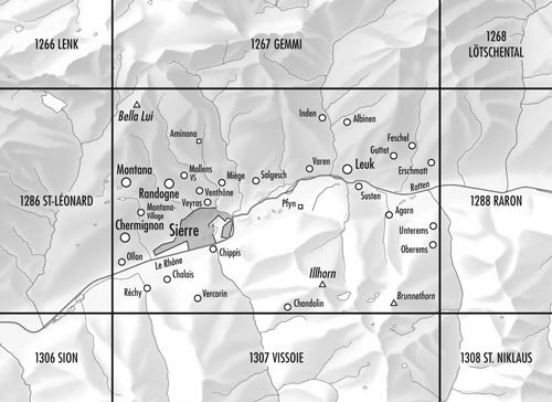 Swisstopo - 1287 Sierre