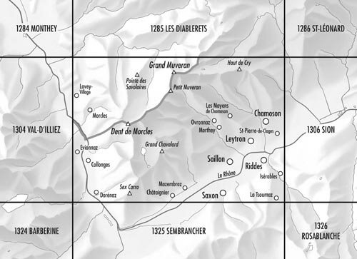 Swisstopo - 1305 Dent de Morcles