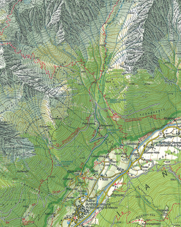 Tabacco - 032 Antholzer Tal - Gsieser Tal