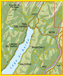 Tabacco - 061 Alto Garda - Ledro - Monte Baldo nord