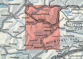 OeAV - Alpenvereinskarte 4/1 Wetterstein- und Mieminger Gebirge West (Weg)