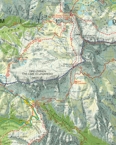 Tabacco - 010 Sextener Dolomiten